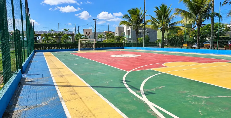 Quadra poliesportiva do condomínio